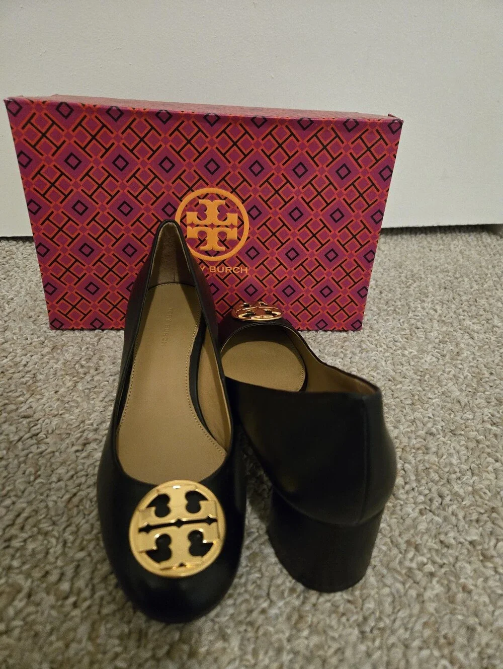 Tory Burch Black Heels